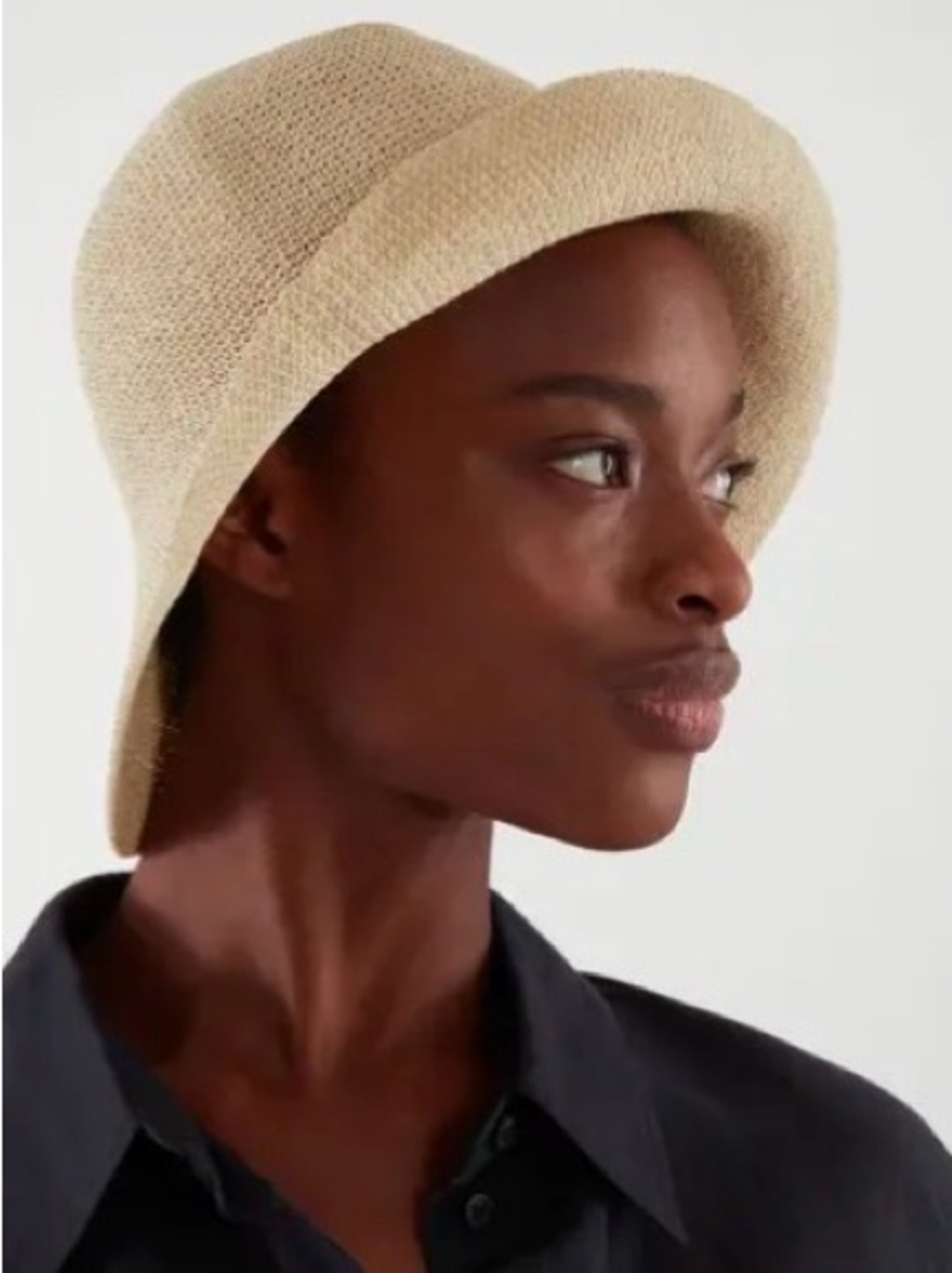 COS Crochet Paper Bucket Hat